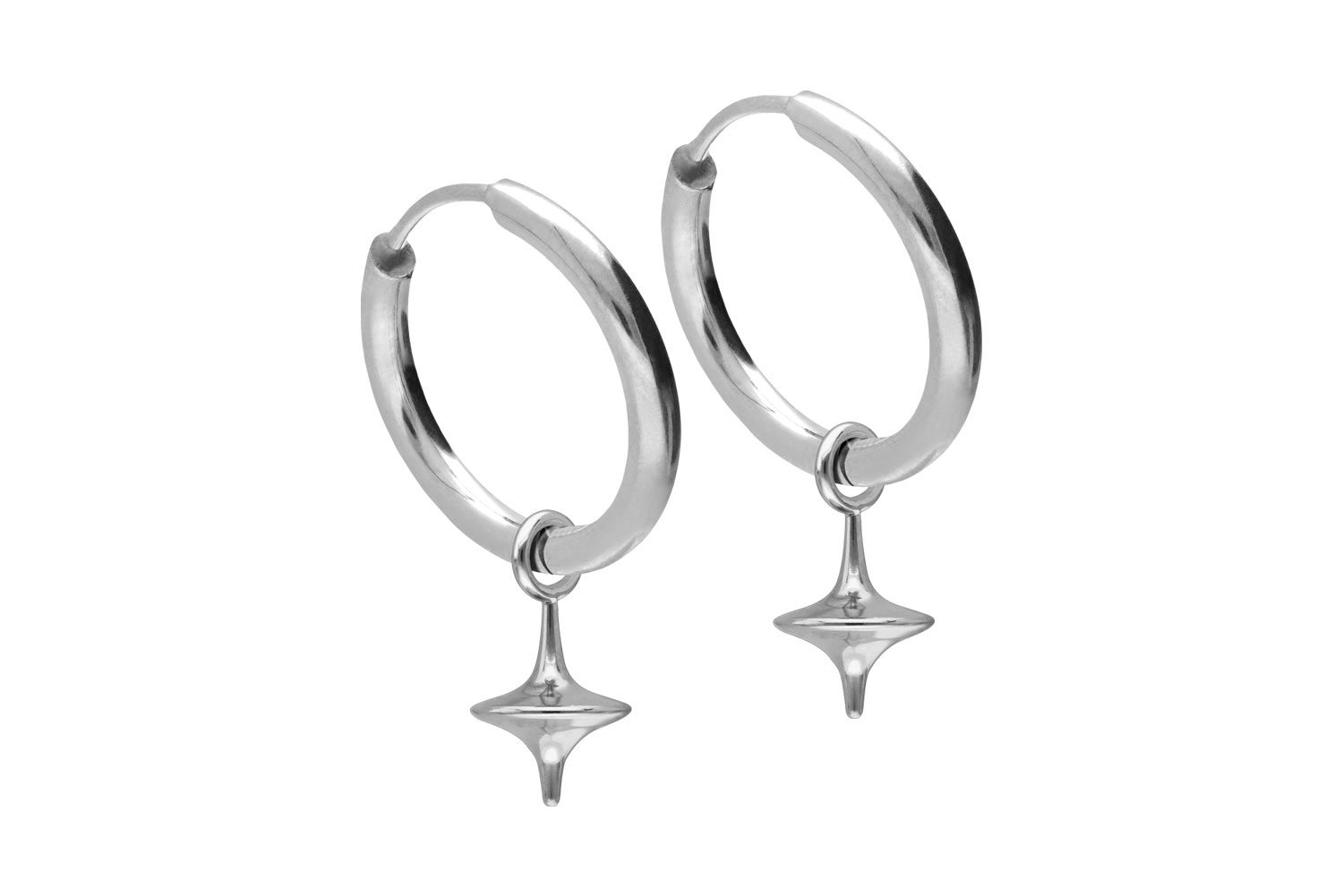 Chirurgenstahl Ohrclicker Creolen KREISEL von Piercingline